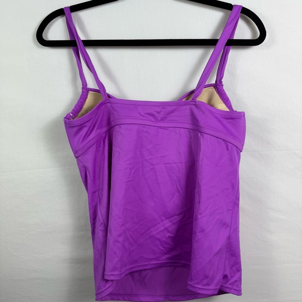 J. Crew Purple Tankini Top Women’s Size S
